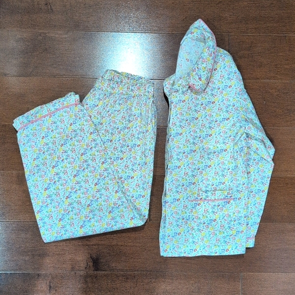 Rachel Riley Other - Rachel Riley girl pajamas. Pink and yellow floral. Size 8.